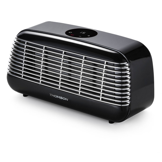 THOMSON THSFC25DN Calefactor Cerámico Fifty Digital Vintage 1500W Negro