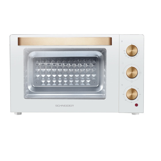 SCHNEIDER SCE2330CNWS Horno eléctrico de sobremesa, 33 L, Blanco_detalle puerta