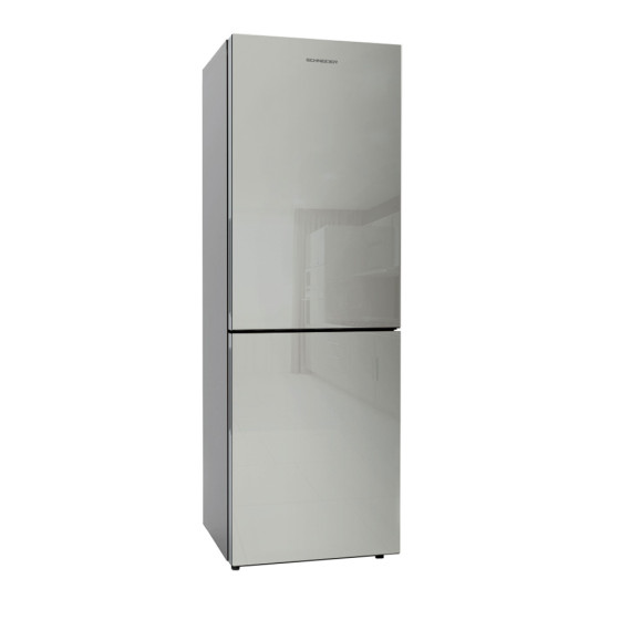 Frigorífico Combi No Frost 326L F Puertas Cristal Gris