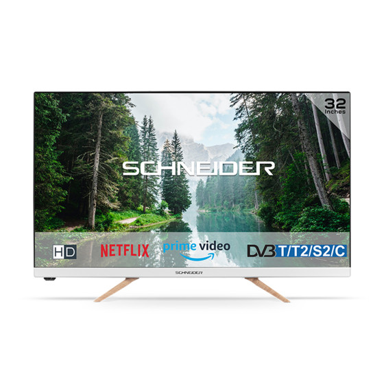 SCHNEIDER SC-32S1FJORD Televisor SMART 4K UHD 32"/80 cm, 1366 x 768, 60Hz, 3xHDMI, 2xUSB, DVB-T/T2/S2/C, Dolby,