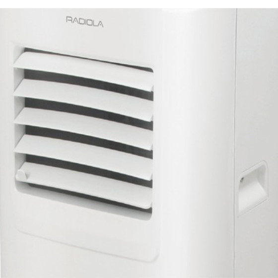 RADIOLA RACLI078ED Aire Acondicionado Portátil, 3 funciones, 7000 BTU, 2060W, 2 Velocidades, Blanco,